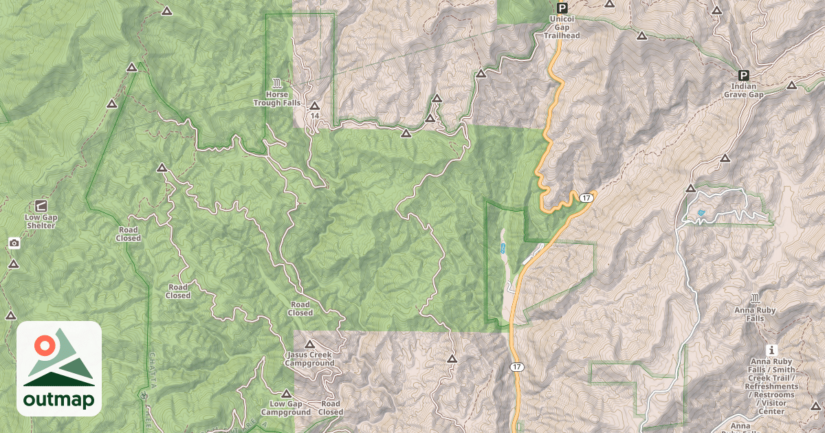 Map of CHATTAHOOCHEE RIVER