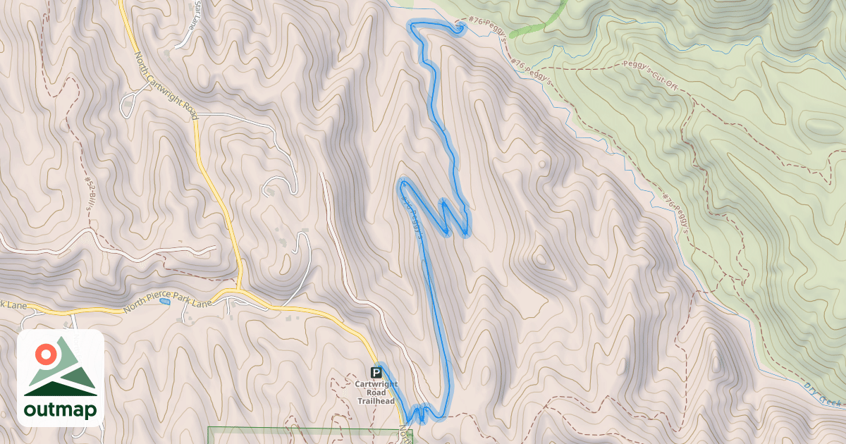 Map of #76 Peggy's