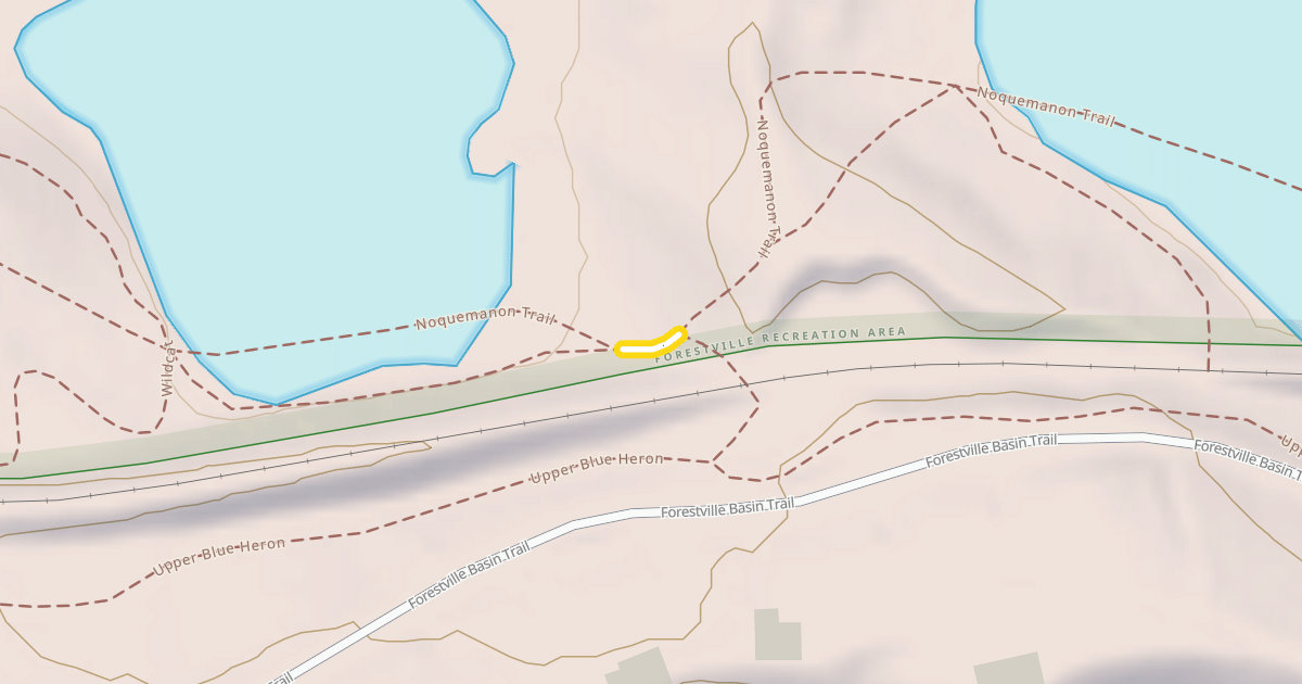Map preview of Noquemanon Trail