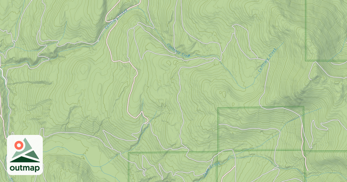 Map of TWENTYMILE PEAK