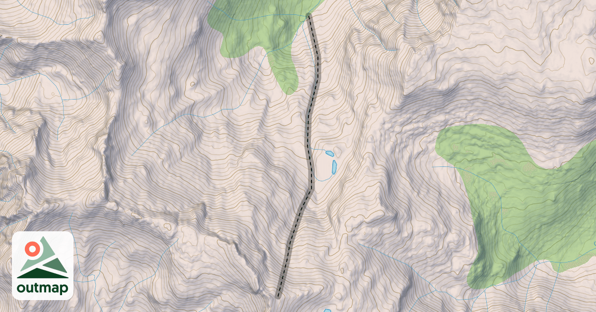 Map of Copp Creek