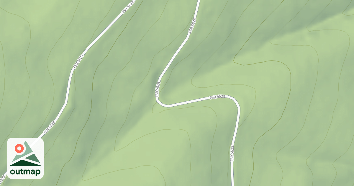 Map of (FDR) SOUTH LICK CREEK