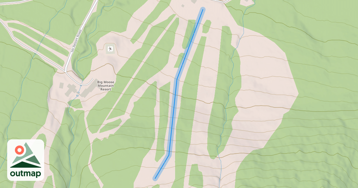 Map of Lower Kennebec