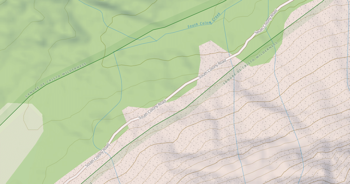 Map preview of South Colony Road