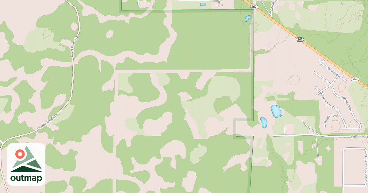 Map of USFS Motor Vehicle Use Map Roads {7F708287-C38D-4BEF-AC7D-89EE04B90717}