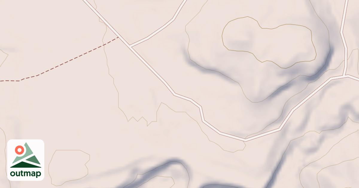 Map of Black Ridge To Kane Creek