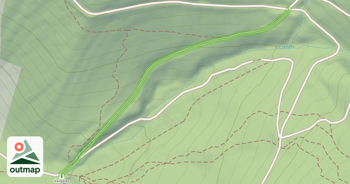 Map of Montée des Tapaux