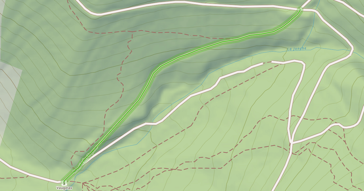Map preview of Montée des Tapaux