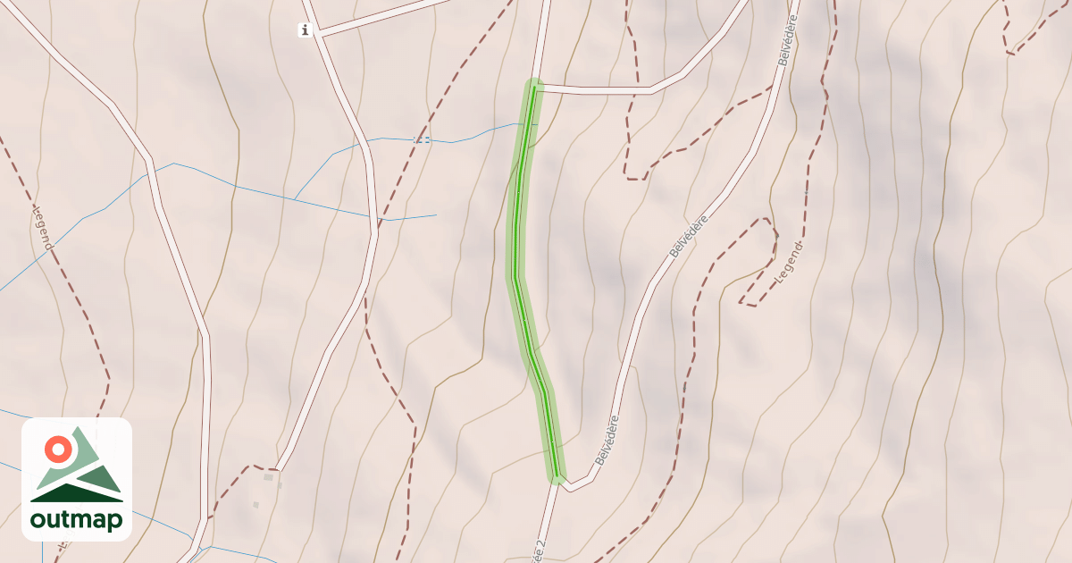 Map of Belvédère