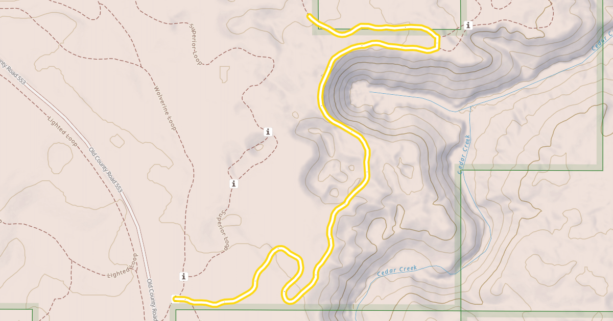 Map preview of Superior Loop