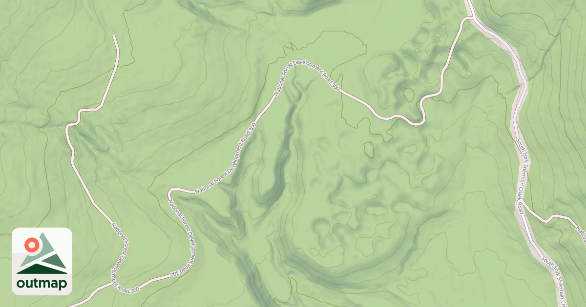 Map of USFS Motor Vehicle Use Map Roads {6EB76CB0-9F0B-41A3-AE4A-C9D987E1EC9F}