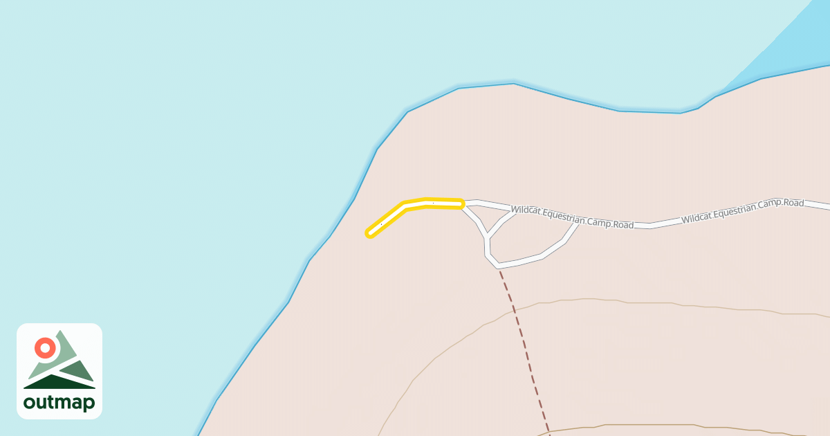 Map of Wildcat Equestrian Camp Road