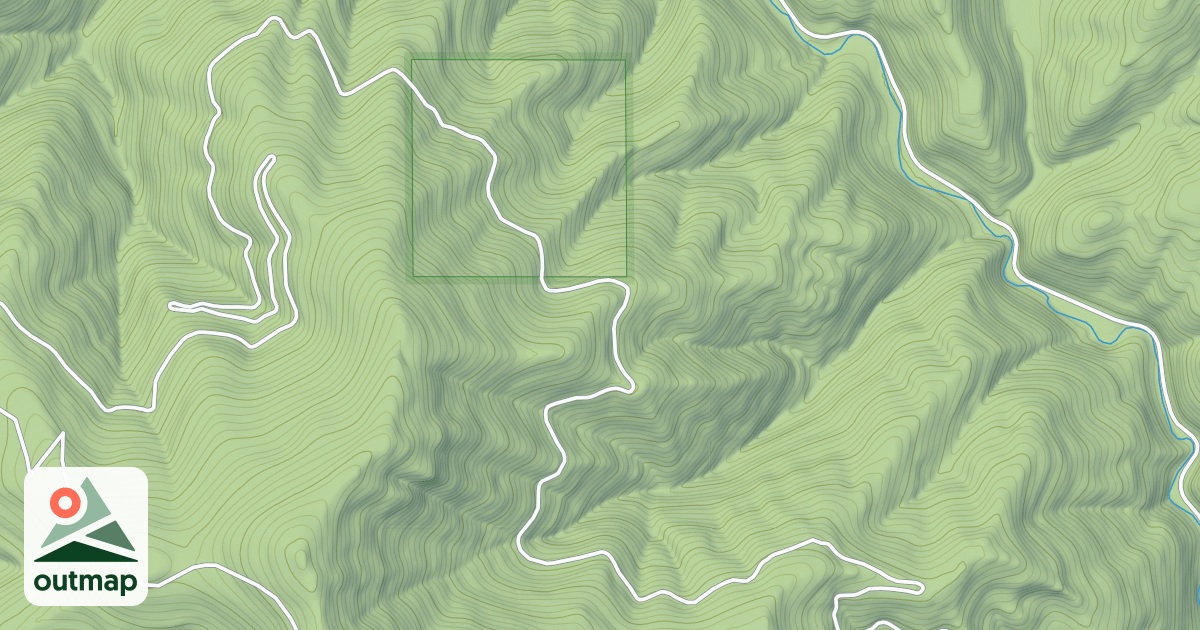 Map of BIG BOB CUTOFF