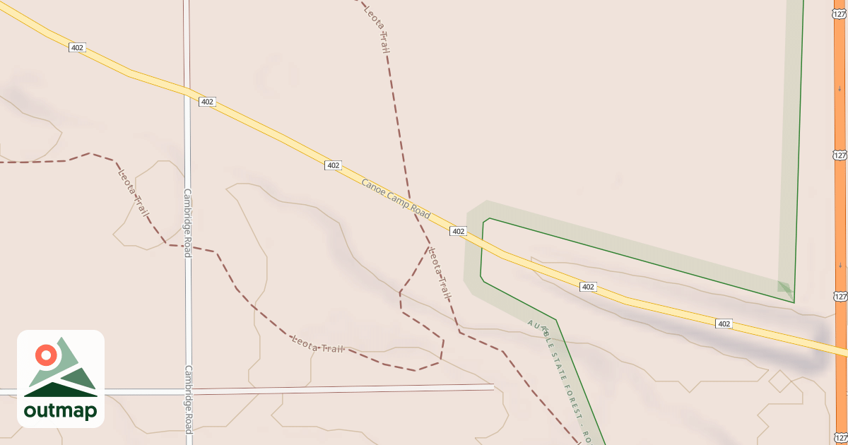 Map of Leota Trail