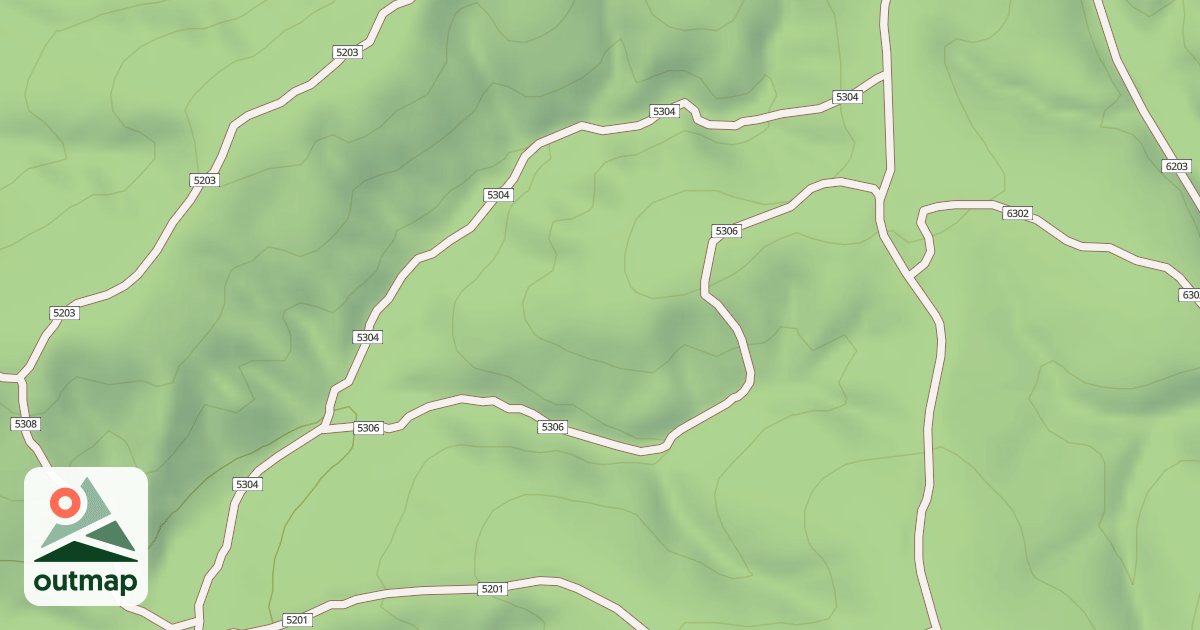 Map of USFS Motor Vehicle Use Map Trails 19126
