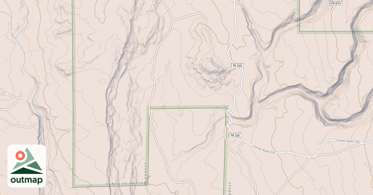 Map of USFS National Forest System Roads {29B9CD08-F94D-4CA5-A4F6-303223E15829}
