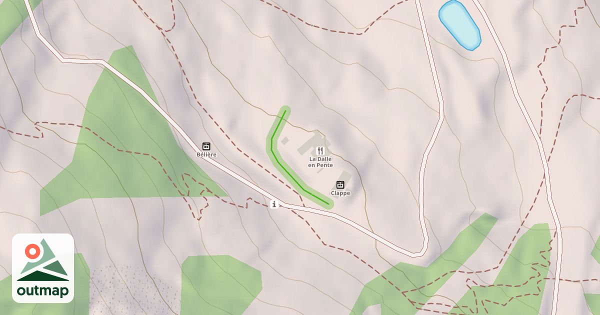 Map of Liaison Bélière