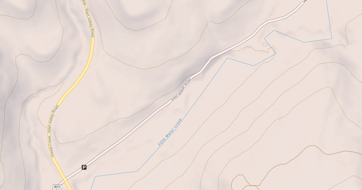 Map preview of FIFTH WATER