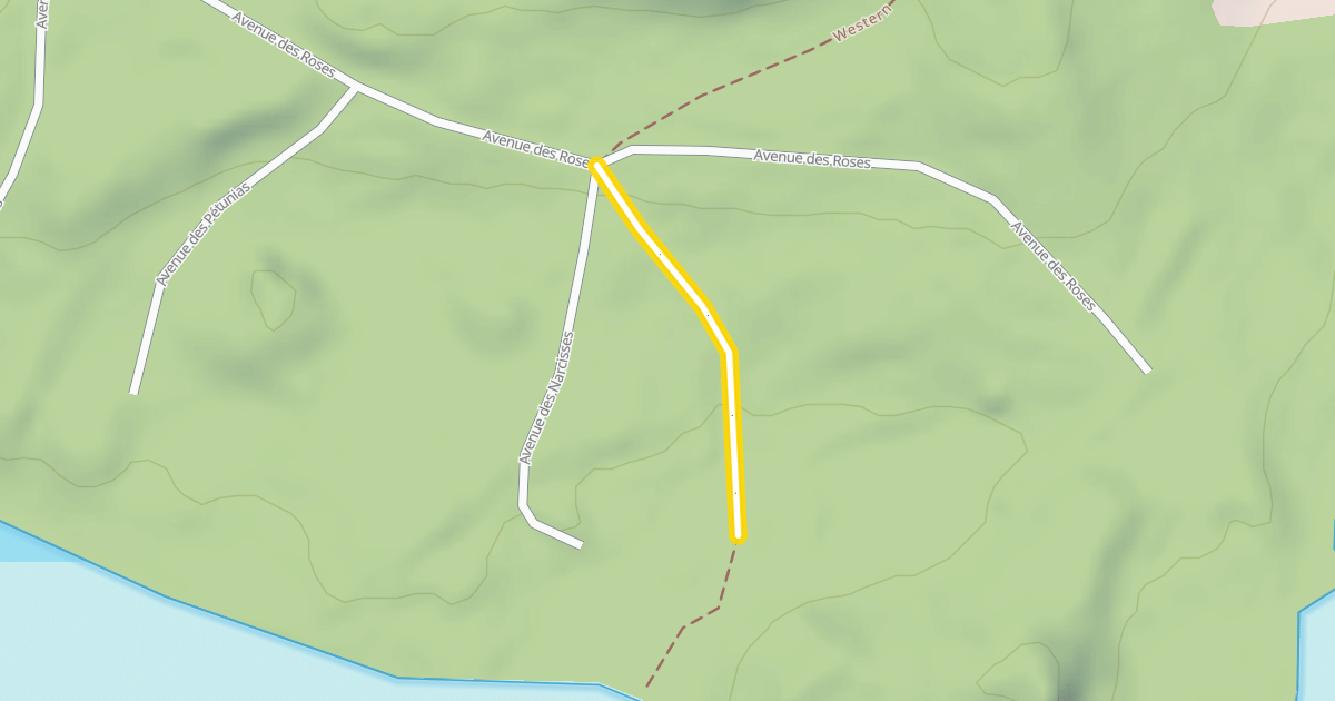 Map preview of Avenue des Pivoines