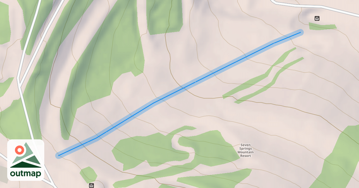 Map of Wagner Slope