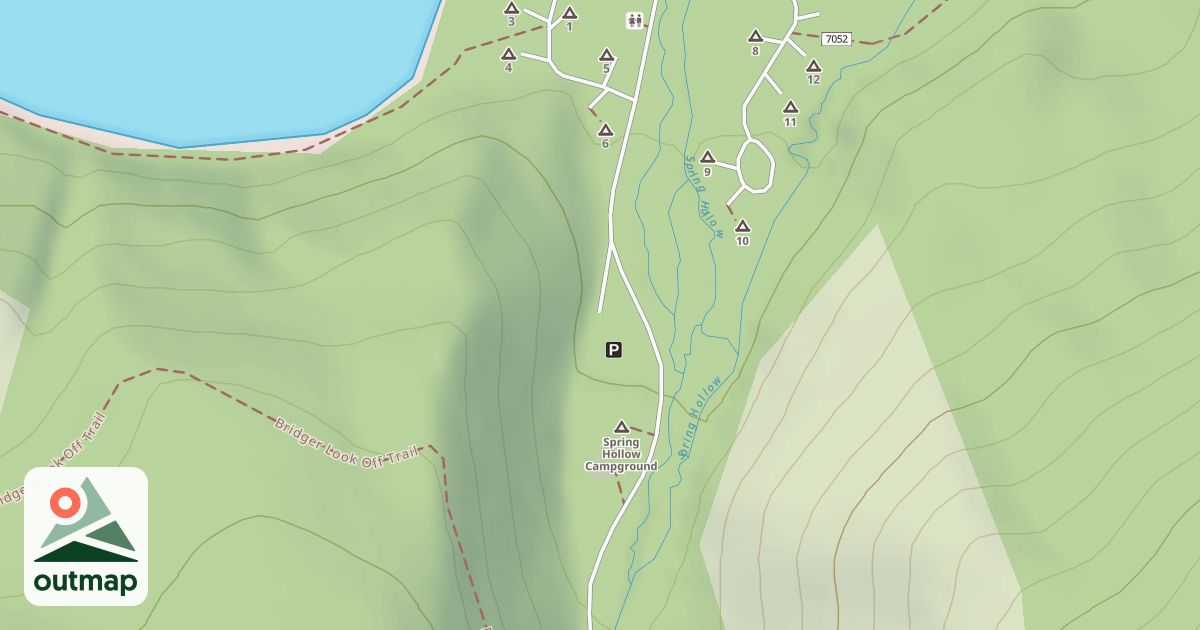Map of SPRING HOLLOW CG-D