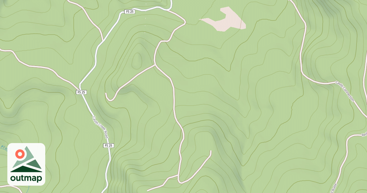 Map of BEAR CAMP T.S.