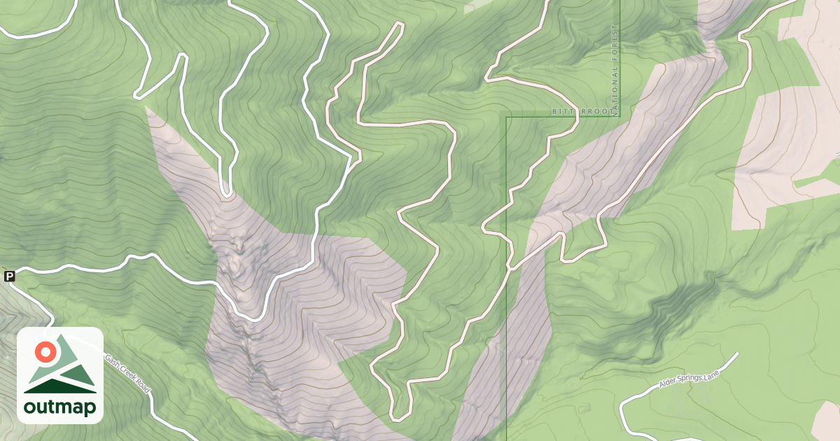 Map of (FDR) GASH-SWEATHOUSE FACE