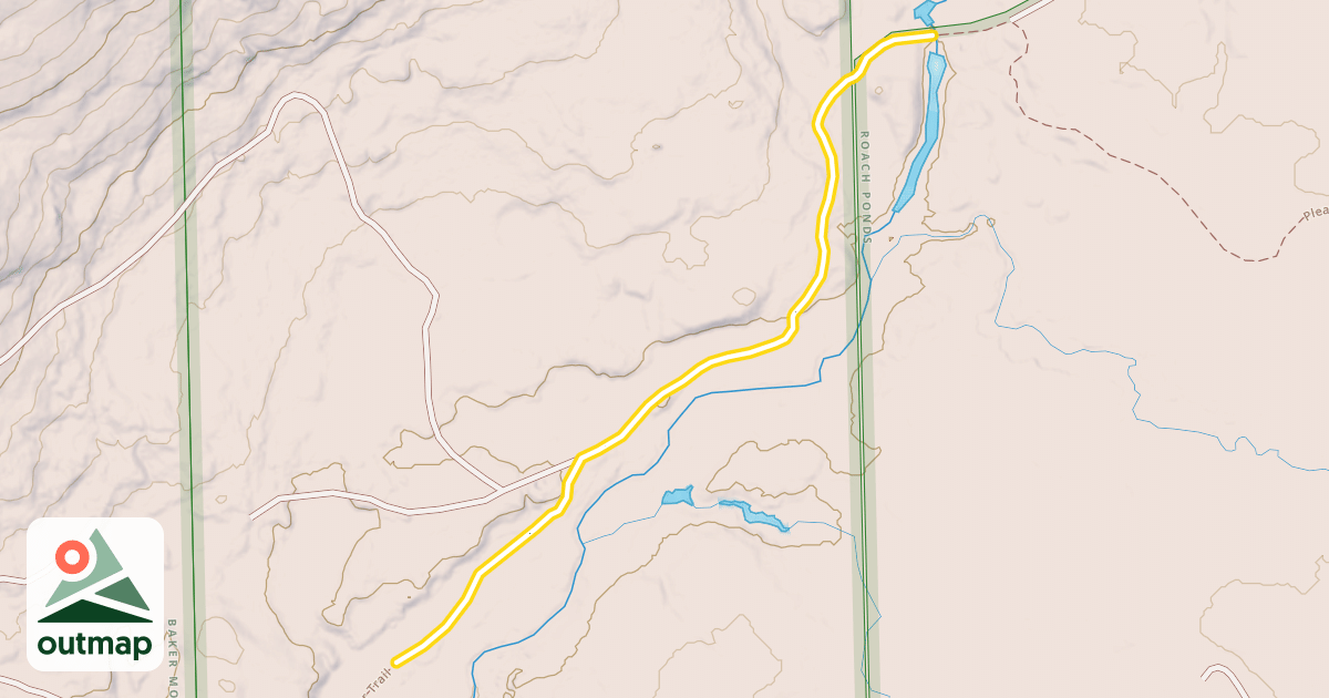 Map of Pleasant River Trail