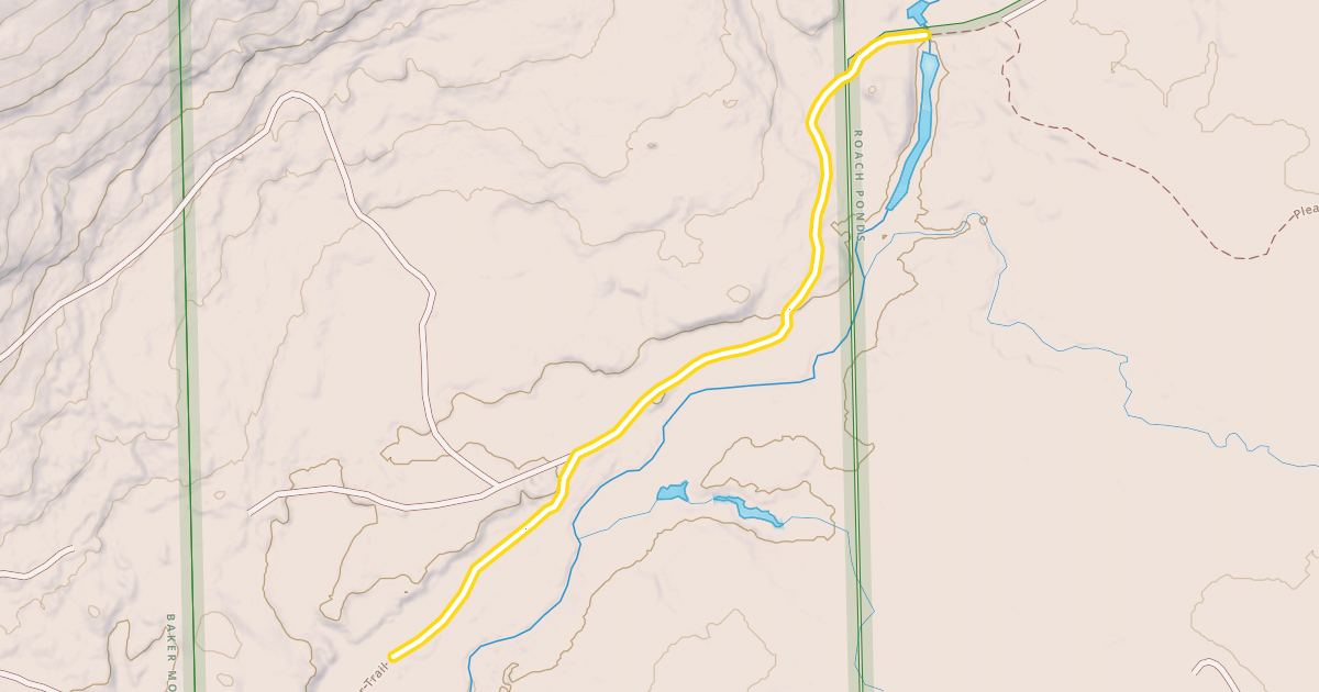 Map preview of Pleasant River Trail
