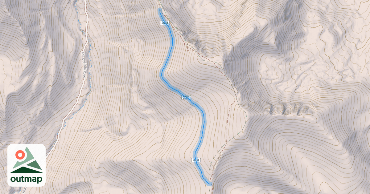 Map of Ant Knolls Trail