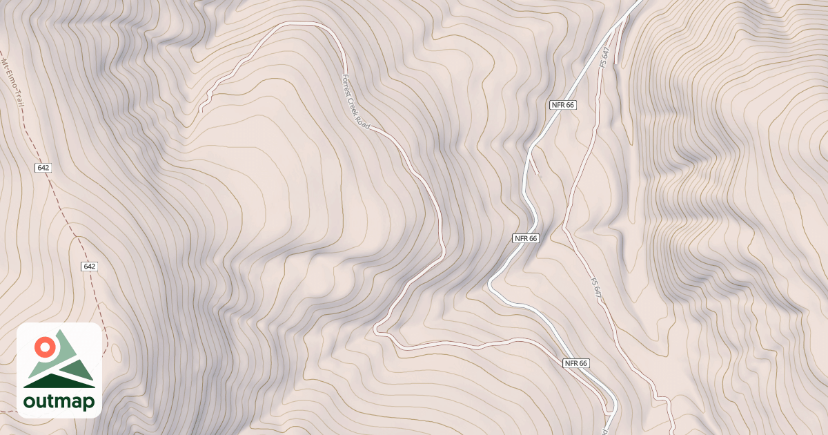 Map of FOREST CREEK