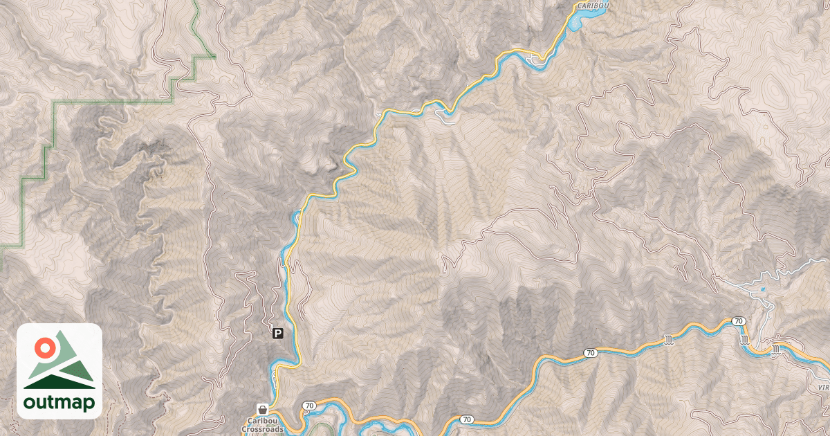 Map of CARIBOU