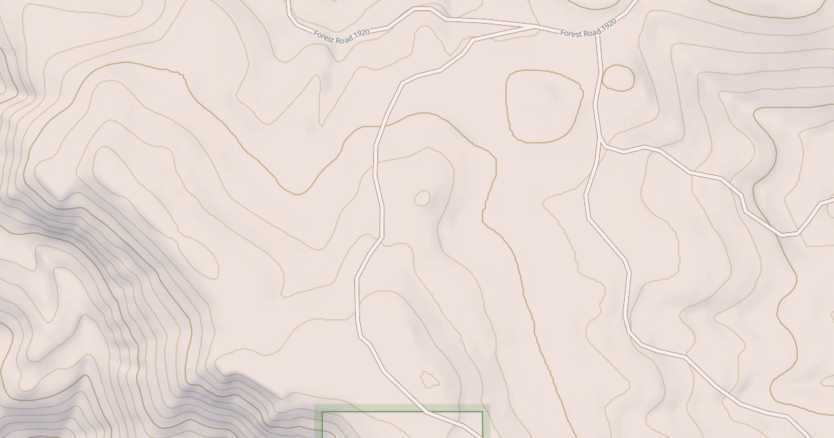 Map preview of USFS National Forest System Roads {07393A3C-30F7-4DD2-BD8A-DC1323159F7E}