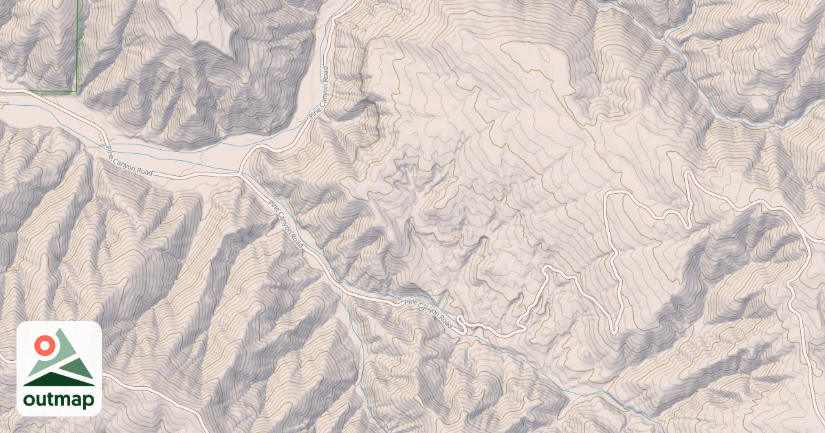 Map of 1 PINE CANYON