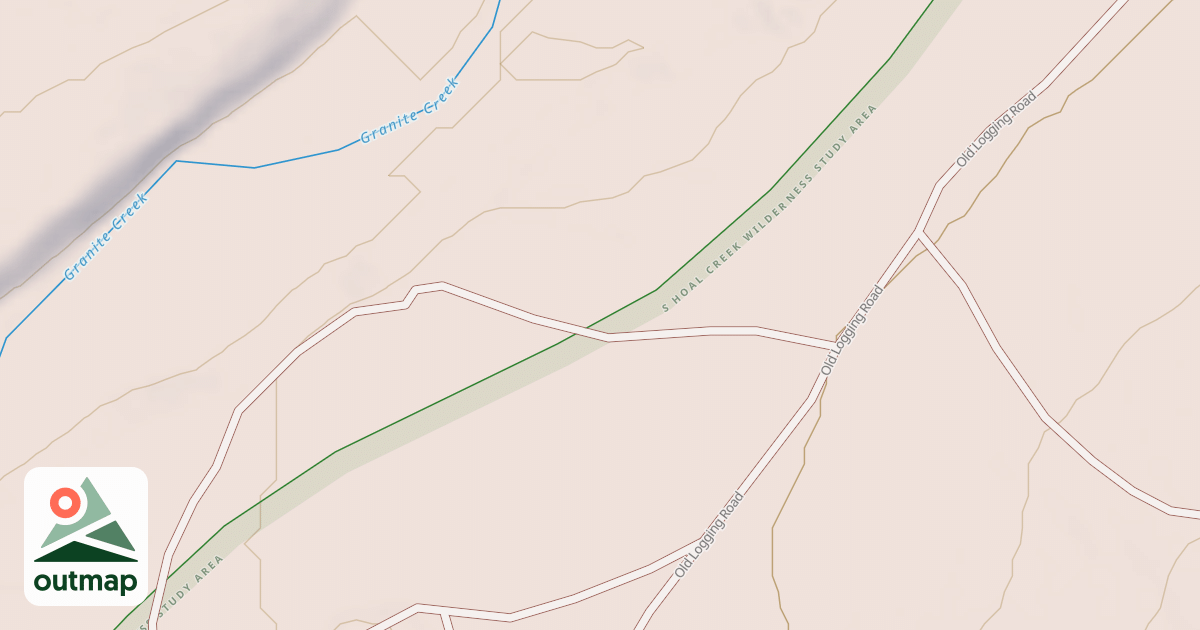 Map of JACK PINE DISPERSED REC SITE B