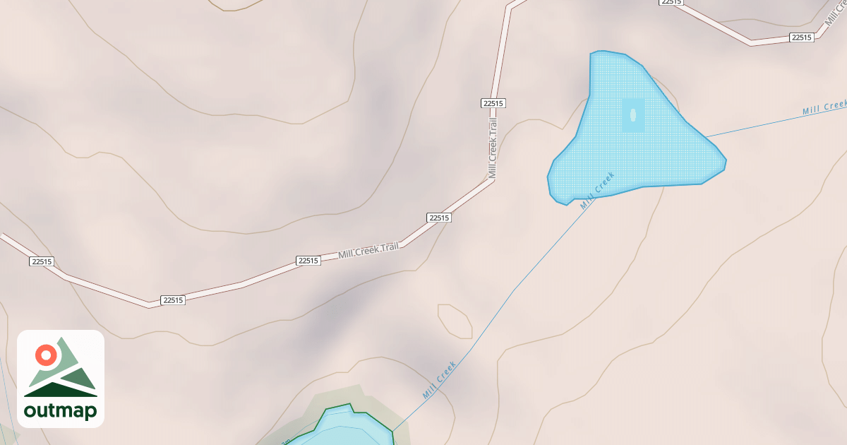Map of Mill Creek Trail