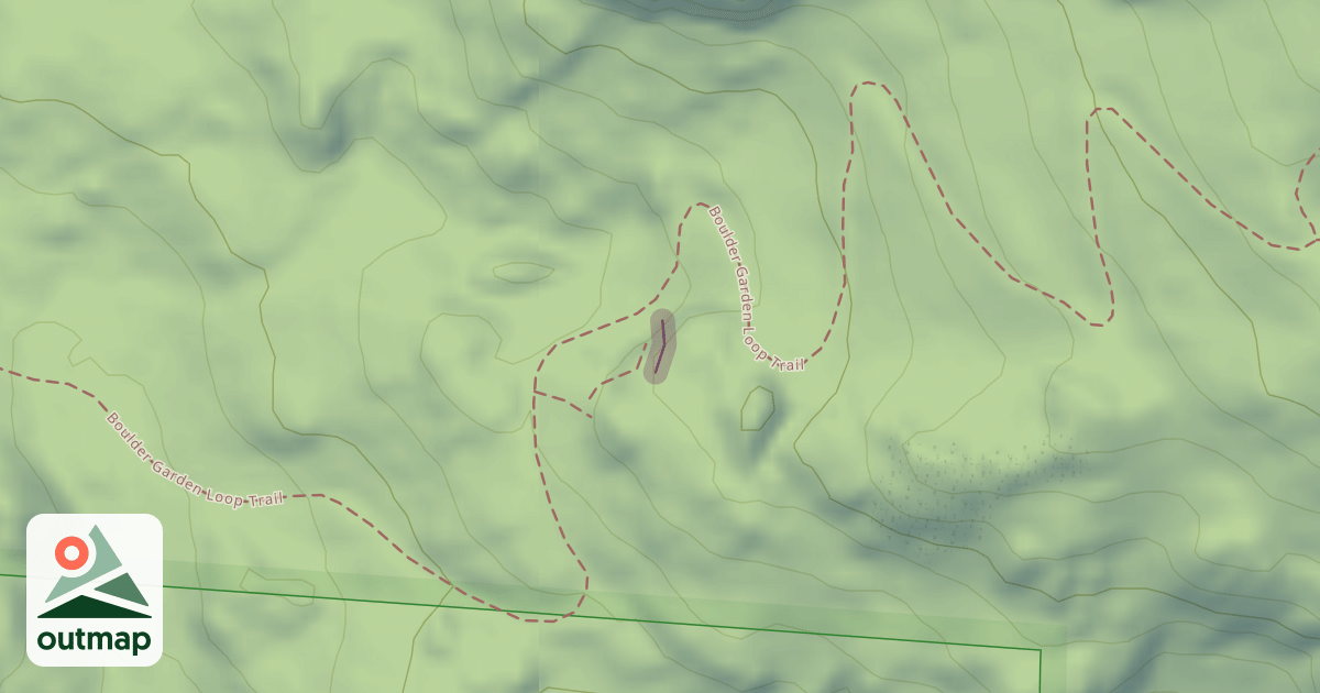 Map of Canopy Crag