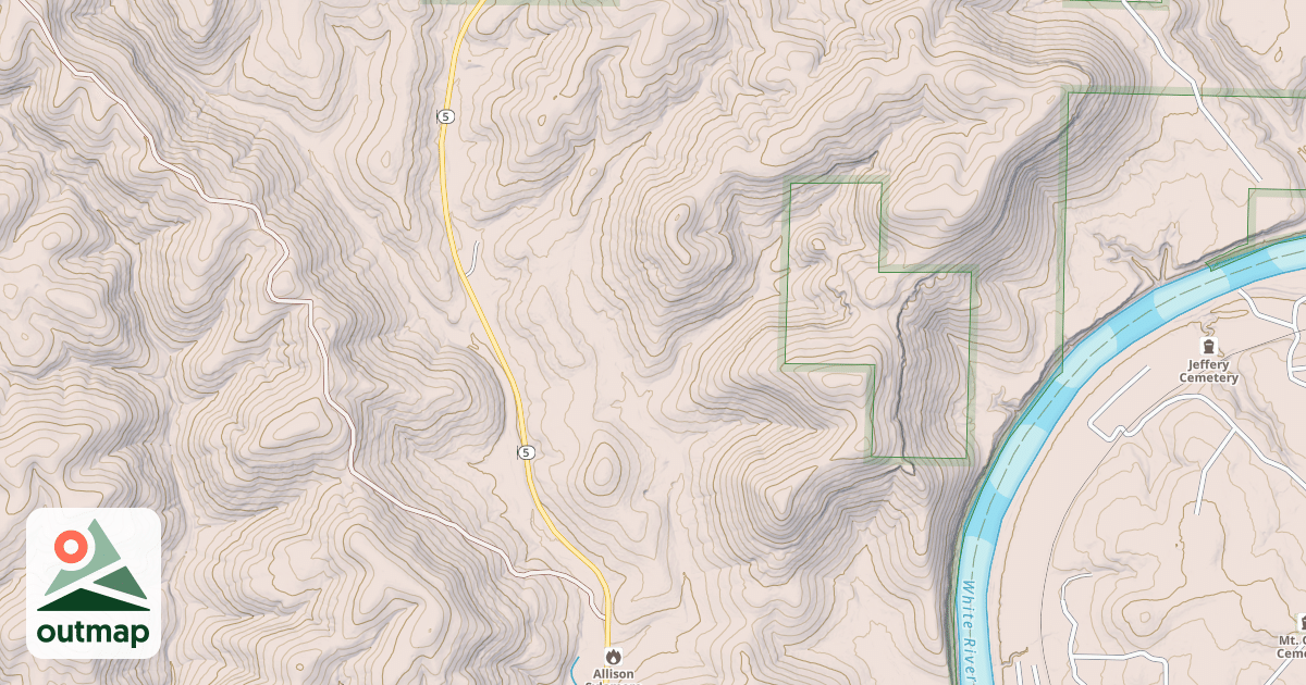 Map of BEE HOLLOW