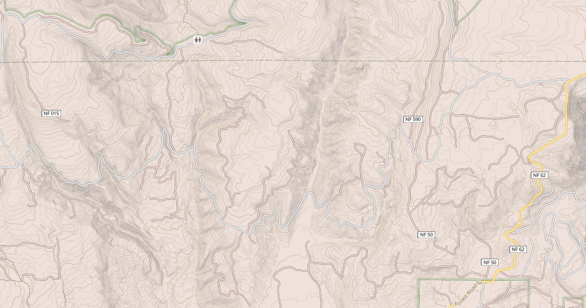 Map preview of USFS Motor Vehicle Use Map Roads {AA8B5F21-92C5-45DF-8718-13EBE8614AD9}