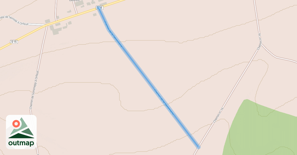 Map of Chemin de la Savonnerie