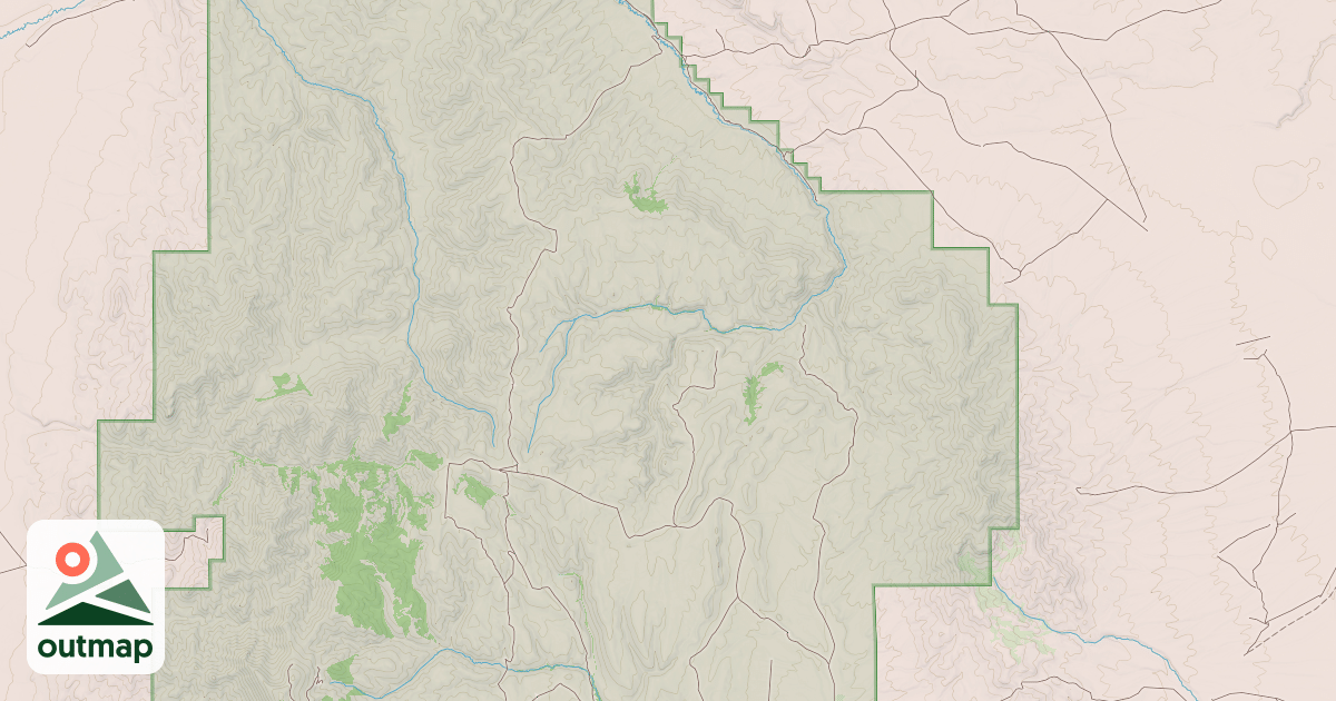 Map of QUINN RIDGE