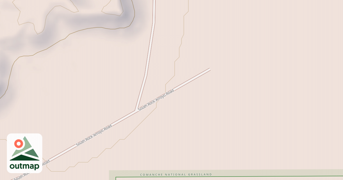 Map of ROCK ARROYO B