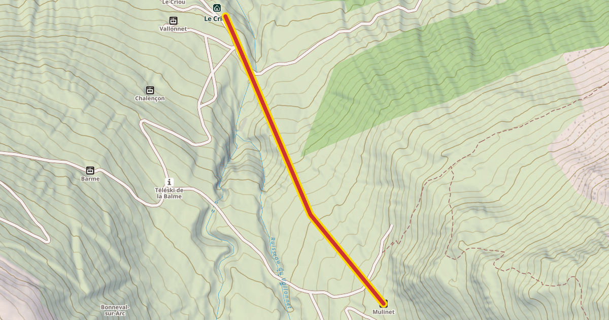 Map preview of Mulinet