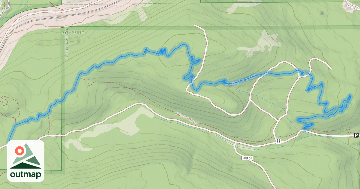 Map of Donkey Town Trail