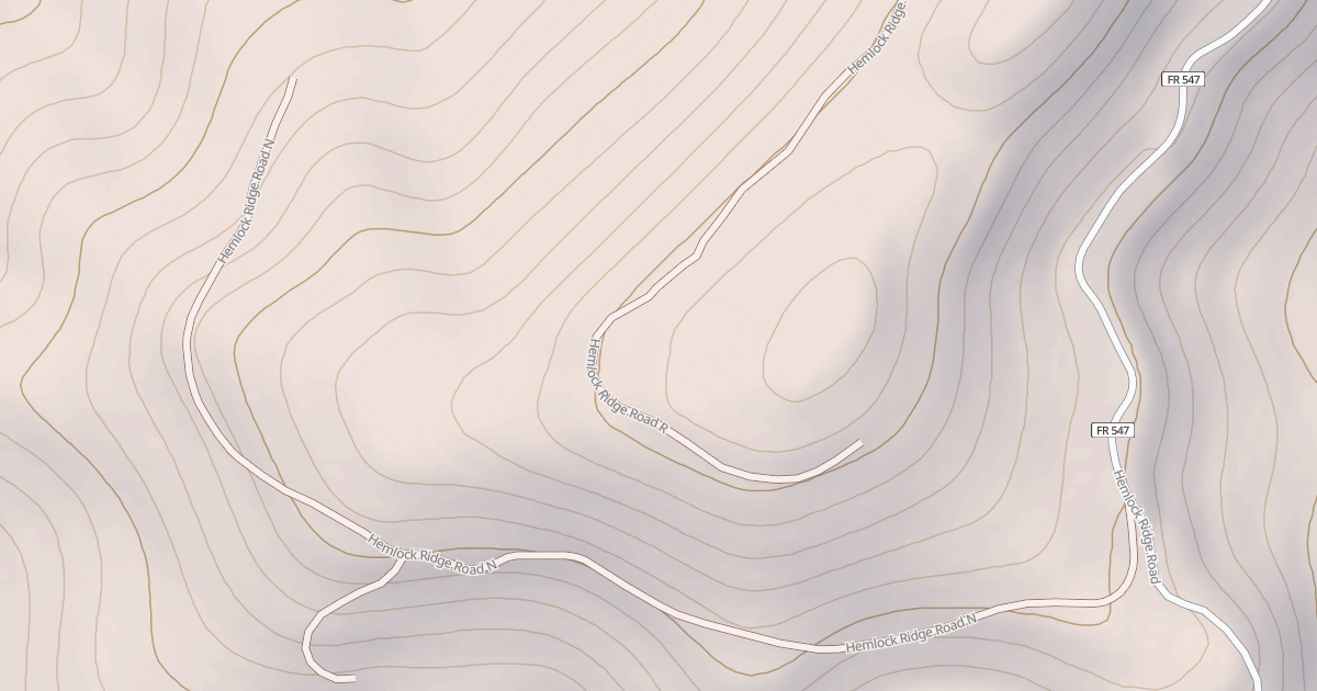 Map preview of HEMLOCK RIDGE N