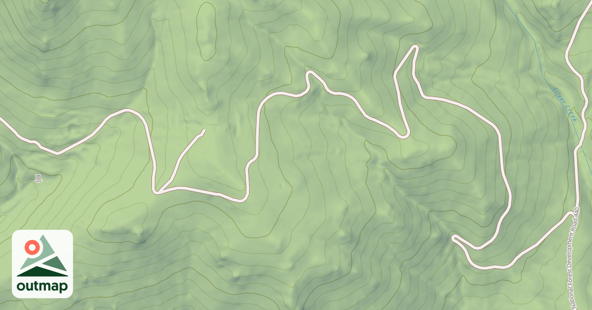 Map of MINING SPUR