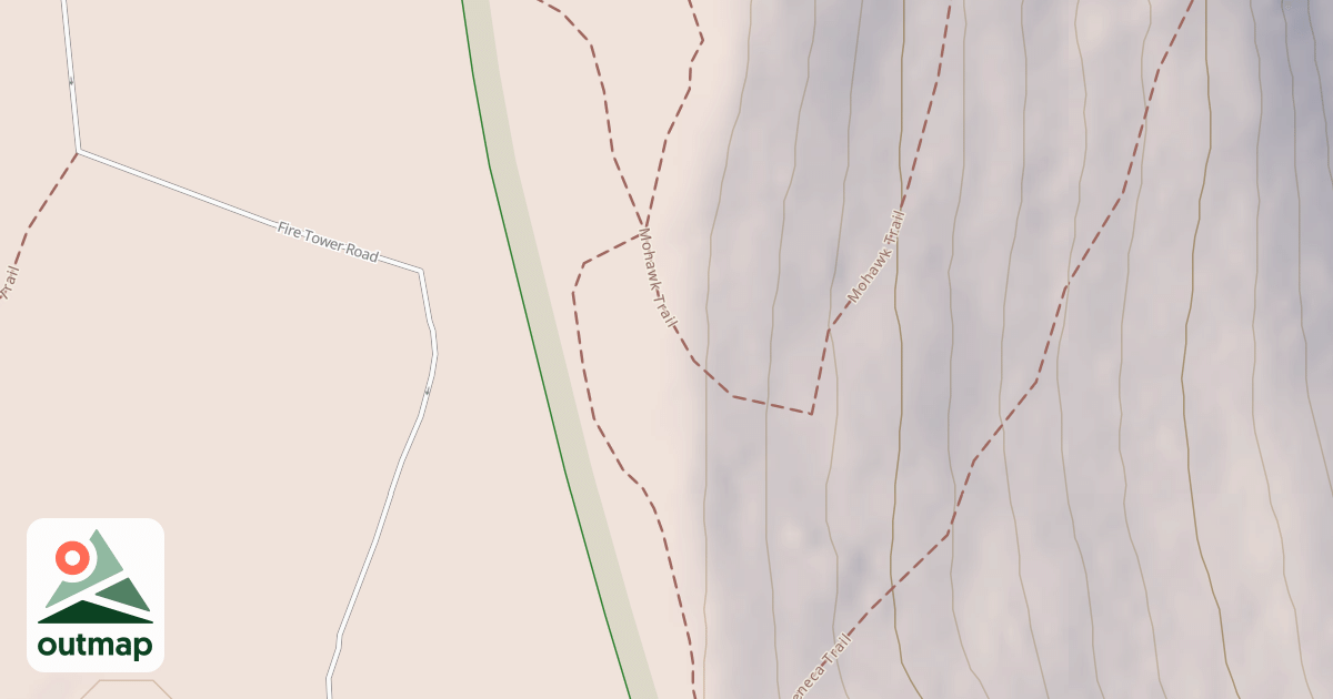 Map of Cook Forest State Park Trails