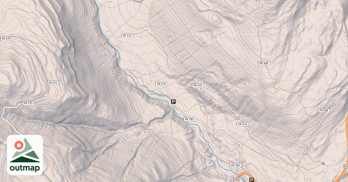 Map of CASCADE CRK