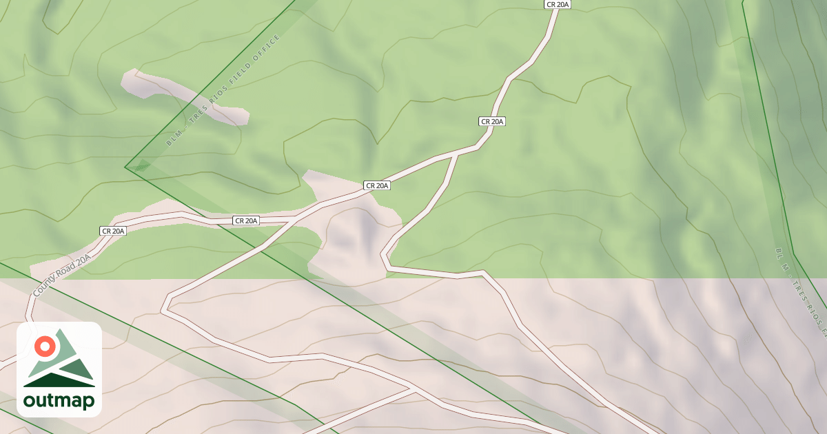Map of BLM National GTLF Public Motorized Roads 7955ba6b-777c-4a29-9379-7590698d6bf3