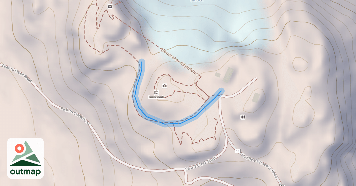 Map of Whistler Bowl Access